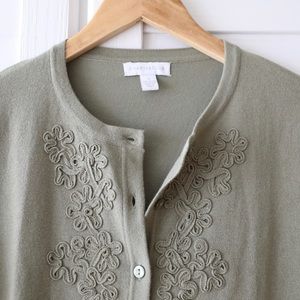 Charter Club Olive Cardigan